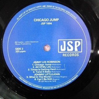 Chicago Jump LP レコード  / Dusty Brown–Doc Terry–Jimmy Lee Robinson-Johnny Littlejohn UK盤の画像