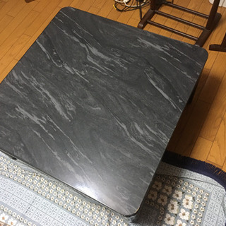 コタツ　リバーシブル天板付きの画像
