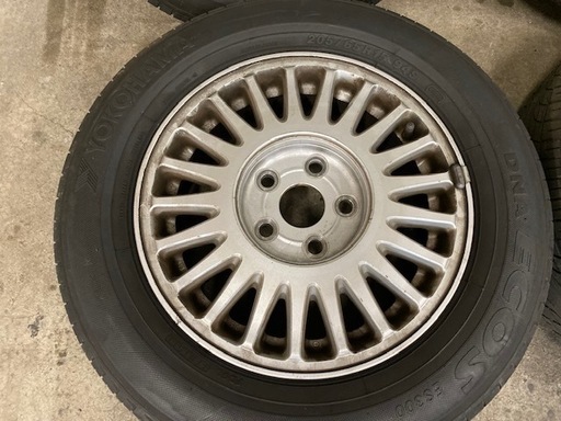 【格安】15系クラウン純正　205/65R15　ホイールタイヤセット　15×6.5　50