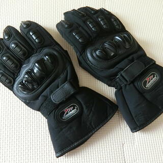 冬用・防寒プロテクター付きバイクグローブＬサイズ