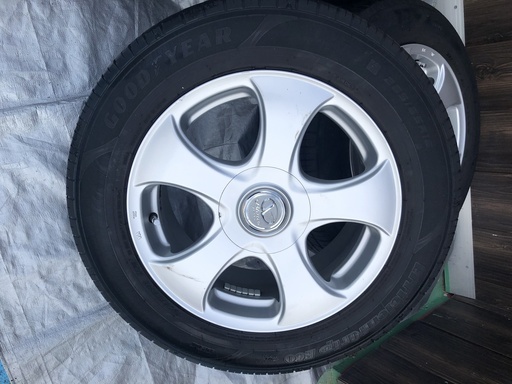 ＢＬＯＲＵＳ　ＪＵＮＥＳ16インチアルミ　５穴　PCD100/114.3　ＧＯＯＤＹＥＡＲ低燃費タイヤ　205/65Ｒ16　エスティマ