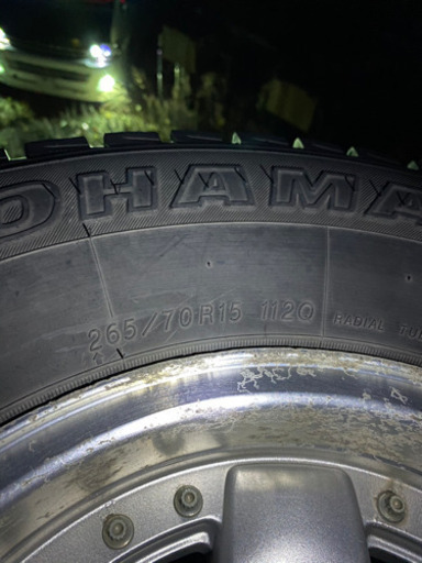 265/70R15ホイールつき　6穴