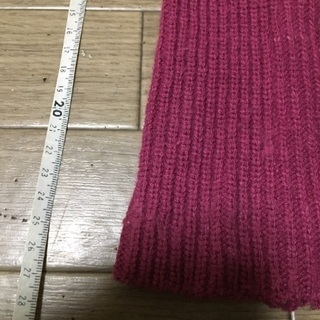 お値下げ！ピンク系ポンポン付きレッグウォーマー♪の画像