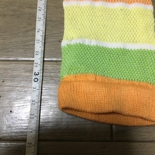 MINI-K イエロー系ボーダーのレッグウォーマー♪の画像