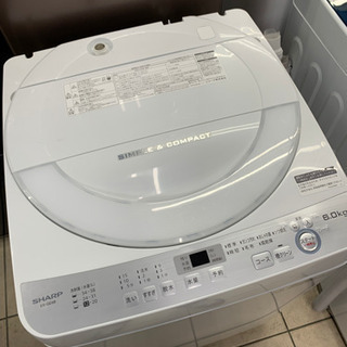 SHARP シャープ ES-GE6B 6.0kg 2018年製 洗濯機