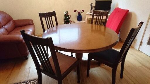 【最終価格】定価17万 飛騨産業 穂高 丸テーブル