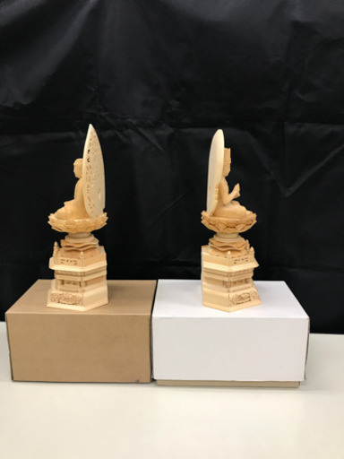 (決定)六角台座　桧　三寸