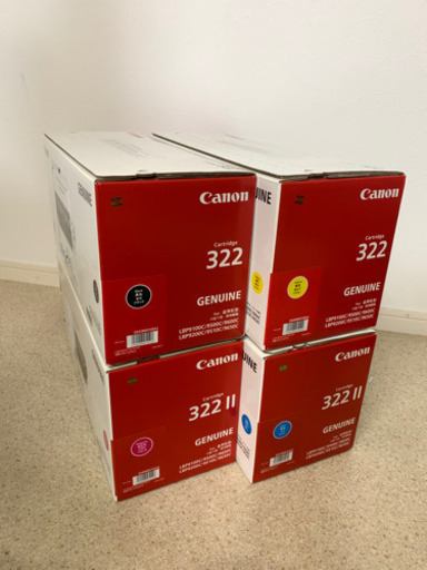 【未使用新品】キャノンの322トナー4色セット