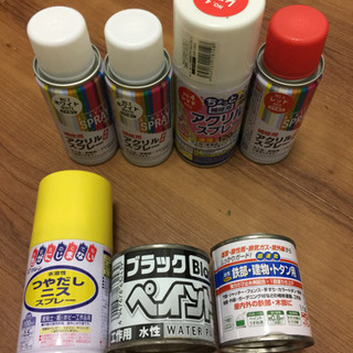無料！ランダムなカラースプレーやペンキセット！
