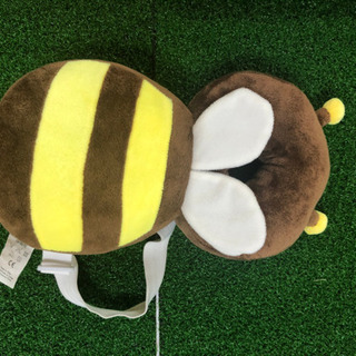 赤ちゃんのごっつん防止やわらかリュック　ミツバチの画像