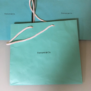 ティファニー紙袋　ショッピングバッグ　Tiffany & Co. 紙袋3枚セットの画像