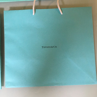ティファニー紙袋　ショッピングバッグ　Tiffany & Co. 紙袋3枚セットの画像