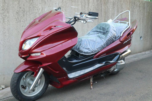 【YAMAHA マジェスティ】プロジェクターライト！！スピーカー、アンプ新品！！