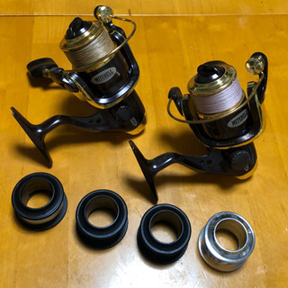 リール 2台 替えスプール 4個付き ミッチェル 2000  ス...