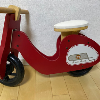 ライドオンスクーター　木製　子供用バランスバイク