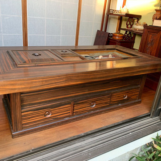 囲炉裏 火鉢 座卓 テーブル 民芸