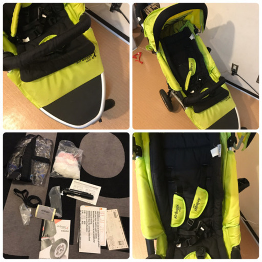 美品　Air Buggy mini エアバギー ミニ グリーン色　付属品多数