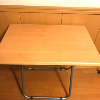 折りたたみ式テーブル、木目調