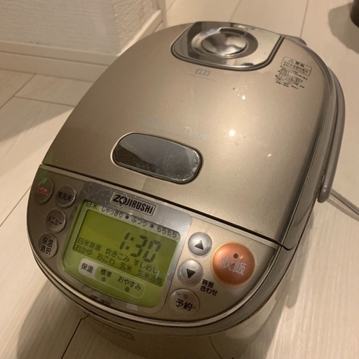 炊飯器 象印 シャンパンゴールド 2006年製