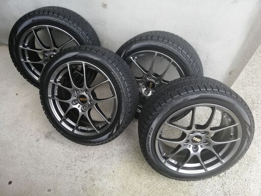BBS RF505 7.5J +45 ＋ PIRELLI ICE ASIMMETRICO PLUS （ 225/45R17 ）