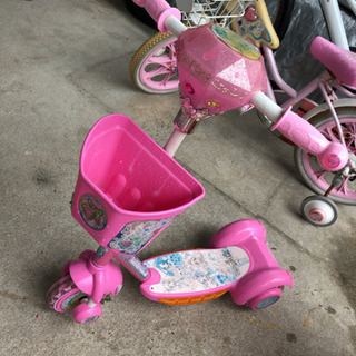 【中古】プリキュア　キックボード