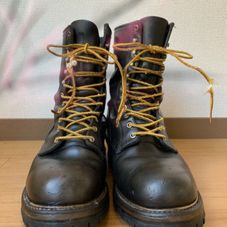 RED WING ロガーブーツ 人気のPT91 茶芯 ワークブーツ 27.5? 28?