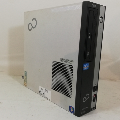 富士通ESPRIMOスリム型パソコン19型モニタセット D582/EX中古 Core i5-3470/メモリ8GB/HDD1.0TB/