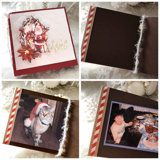 クリスマス ましかくフォトミニブック作り