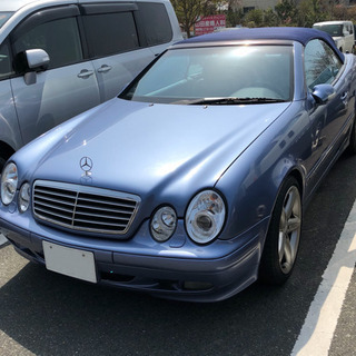 【オープンカー 希少色】メルセデス ベンツ CLK320 クォーツブルー　希少カラー　カブリオレの画像