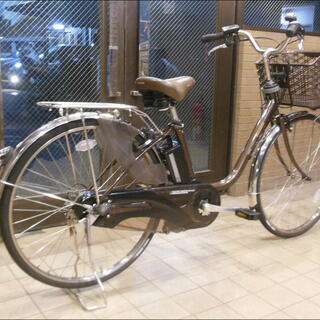 ★★　バッテリー交換済み！【Panasonic　ビビＤＸ】　液晶操作パネルＥＣＯナビ！　チャイルドシート対応リアキャリア！　高容量6.6Ahリチウムバッテリー！　お届け可能です！　★★ バッテリー交換済み！【Panasonic ビビDX】 液晶操作パネルECO