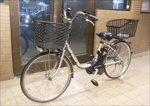 ★★　乗り易い２４インチ！　【Panasonic　ビビＴＸ】　バッテリー良好！　リアバスケットサービス！　お届け可能です！　★★