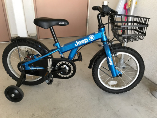 子ども自転車 jeep 16インチ 中古品　値下げしました