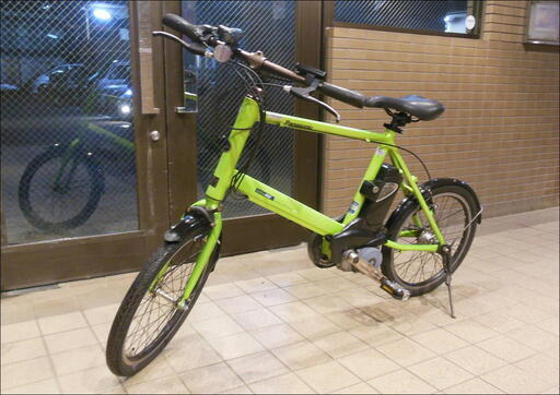 値下げしました！　★★　Panasonicのミニベロ調電動アシスト自転車【Panasonic　LittleBEE】　バッテリー良好！　お届け可能です！　★★