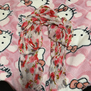 花柄ストール