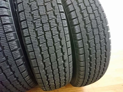 17年 新古？ 冬タイヤ145R12 6PR エヴリィ/ハイゼット/軽バン用 鉄ホイール付き！⑭