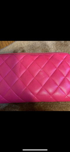 CHANEL マトラッセ　ラウンドファスナー財布
