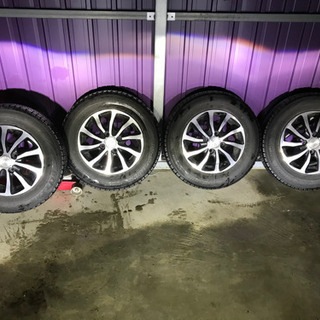 145／80R13 vrx2 アルミ付き4本セット