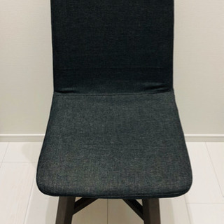 回転ダイニングチェア グレー