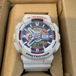 CASIO G-SHOCK 腕時計 Gショック アナデジ ホワイトトリコロール GA-110TR-7A カシオ ブランド White Tricolor Series トリコロール