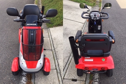 ホンダ　モンパルML200 中古　電動セニアカー　プライマリーレッド