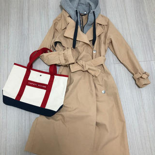 【トミー ヒルフィガー　トレンチコート　試着のみ 2点セット】早い者勝ち！！の画像