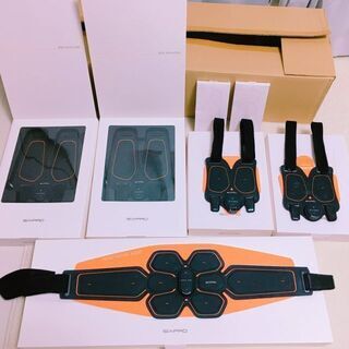 受渡し要確認！問い合わせ可能SIXPAD シックスパッド 正規品 アブズベルト アームベルト レッグベルト　正規品ジェルシートセット