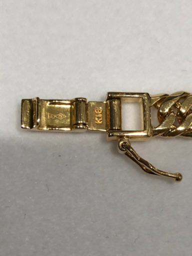 k18 喜平　6面ダブル　70.5g  60cm 刻印あり