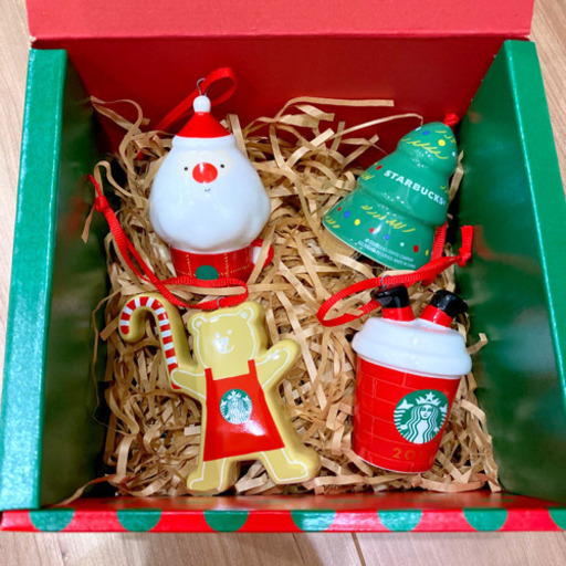 スタバ　オーナメント　クリスマス　2019 ４個セット