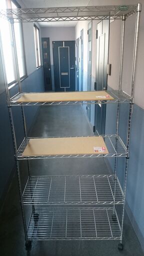 アイリスオーヤマ製メタルラック（スチールラック）縦175cm×横80cm×奥行35cm