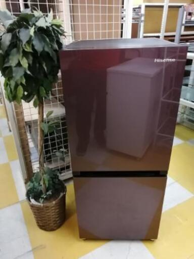 【リサイクルストアスターズ鹿大店】2018年製 Hisense ハイセンス 2ドア冷凍冷蔵庫 HR-G13A-BR 134L 【３ヶ月保証付】