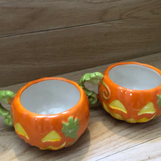陶器ペア　入れ物の画像