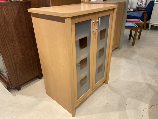 食器棚 収納棚 ナチュラル 中古品