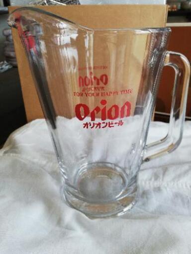 特大　オリオンビールピッチャー　ガラス製品　未使用