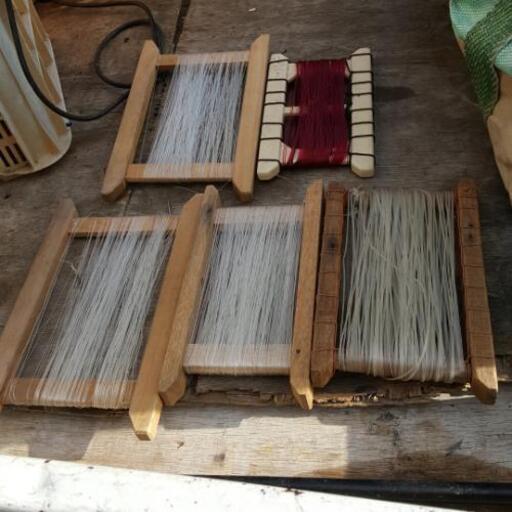 手釣り　木枠　中古品